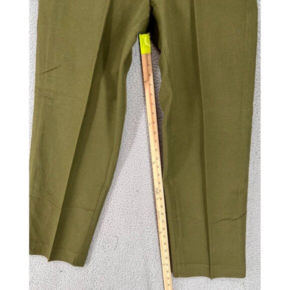 VINTAGE MENS FIELD WOOL M-1951 COMBAT TROUSERS KOREA MEDUIM LONG ARMY PANT - Picture 5 of 12